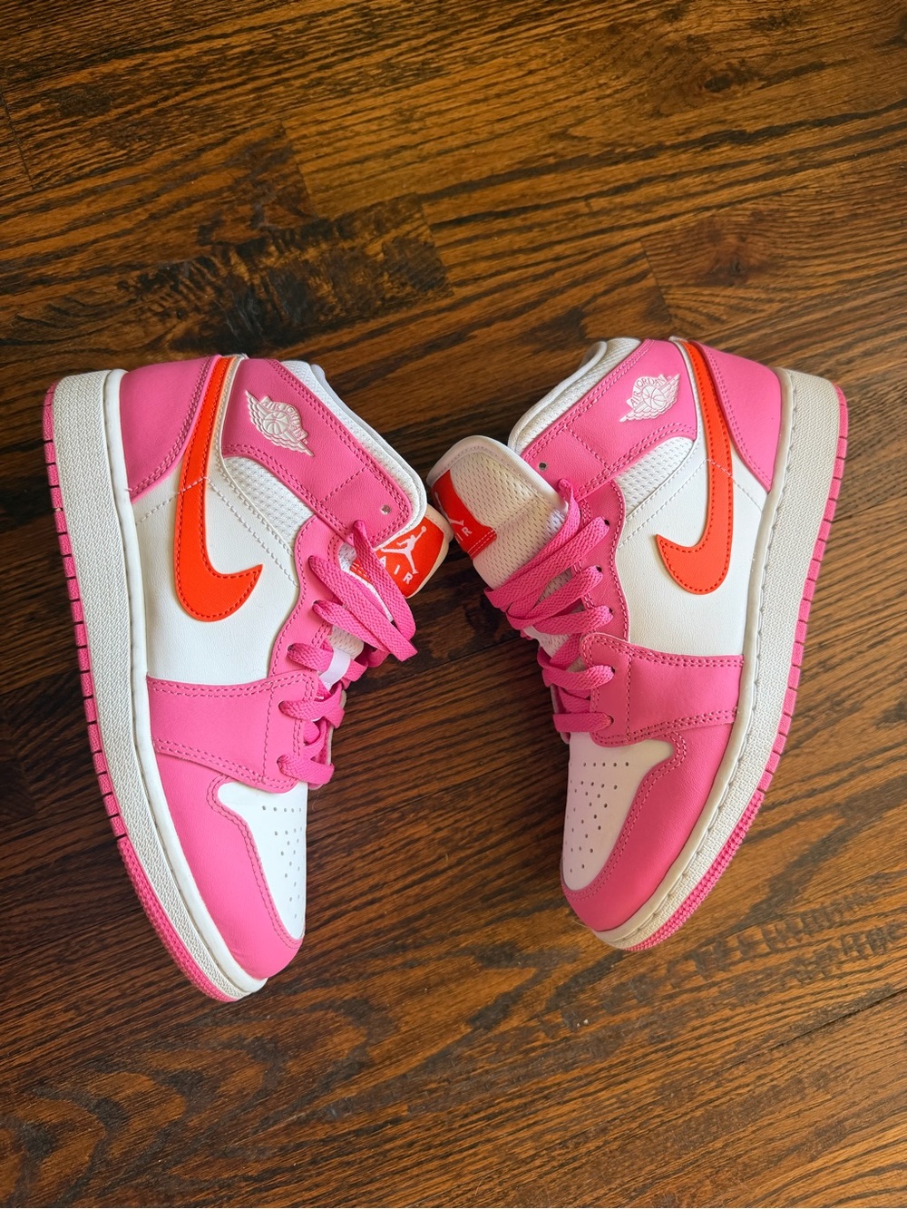 Air Jordan 1 Mid GS 'Pinksicle Orange'